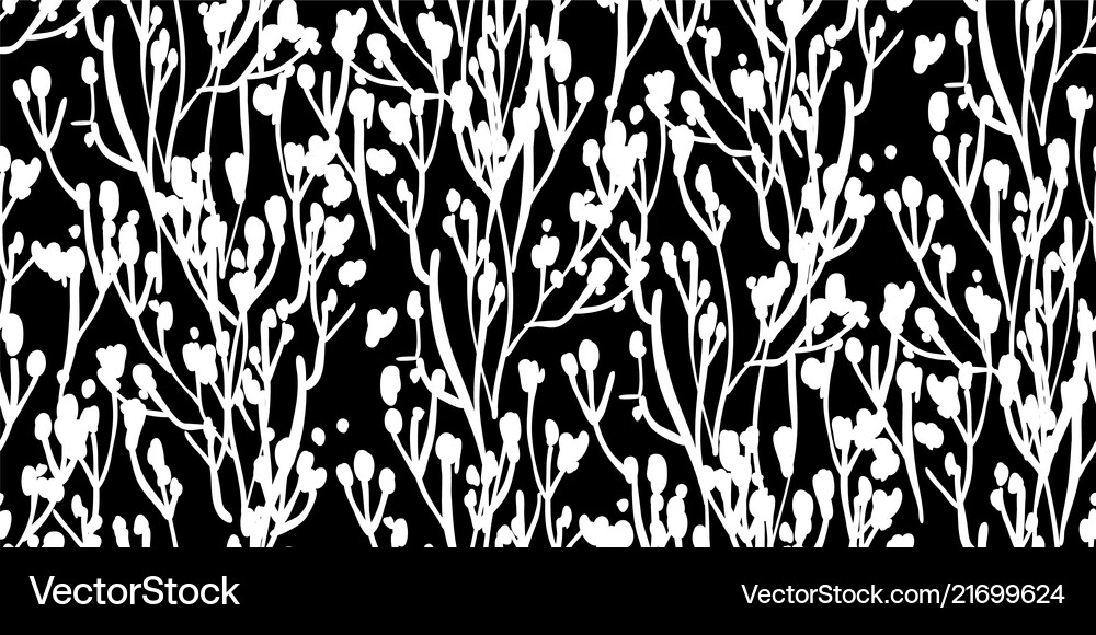 Floral seamless background pattern Royalty Free Vector Image