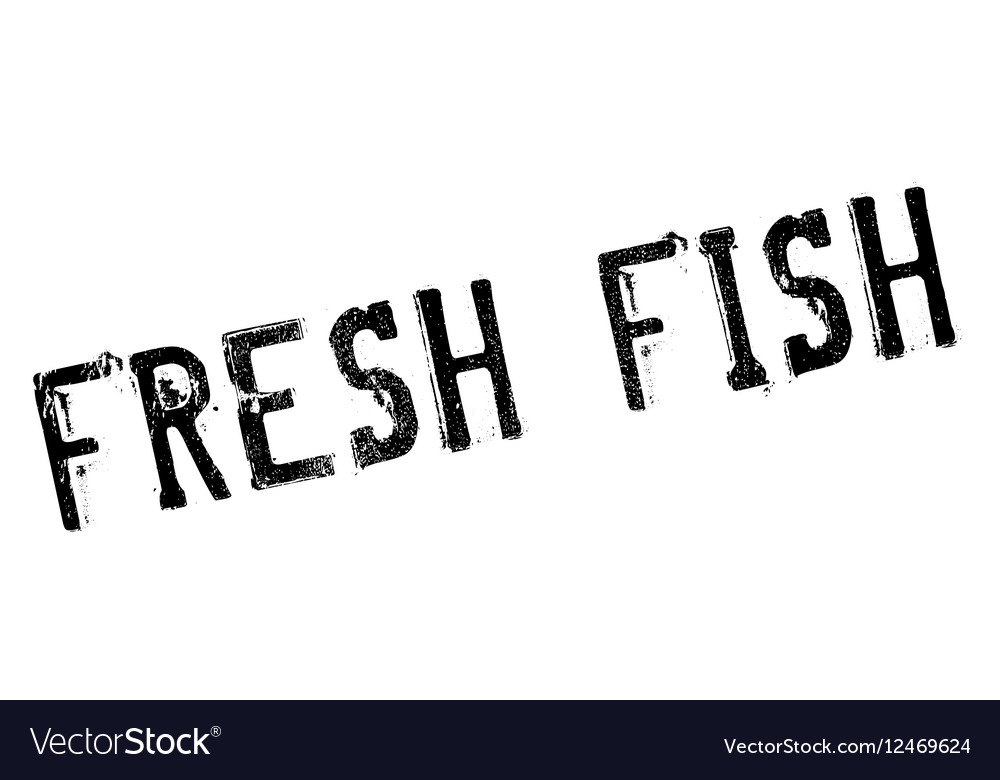 Fresh fish stamp