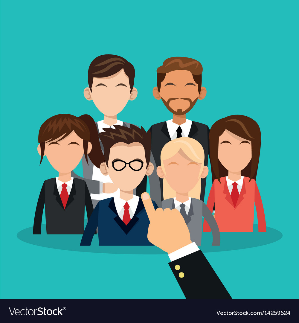 Human Resources Design Royalty Free Vector Image