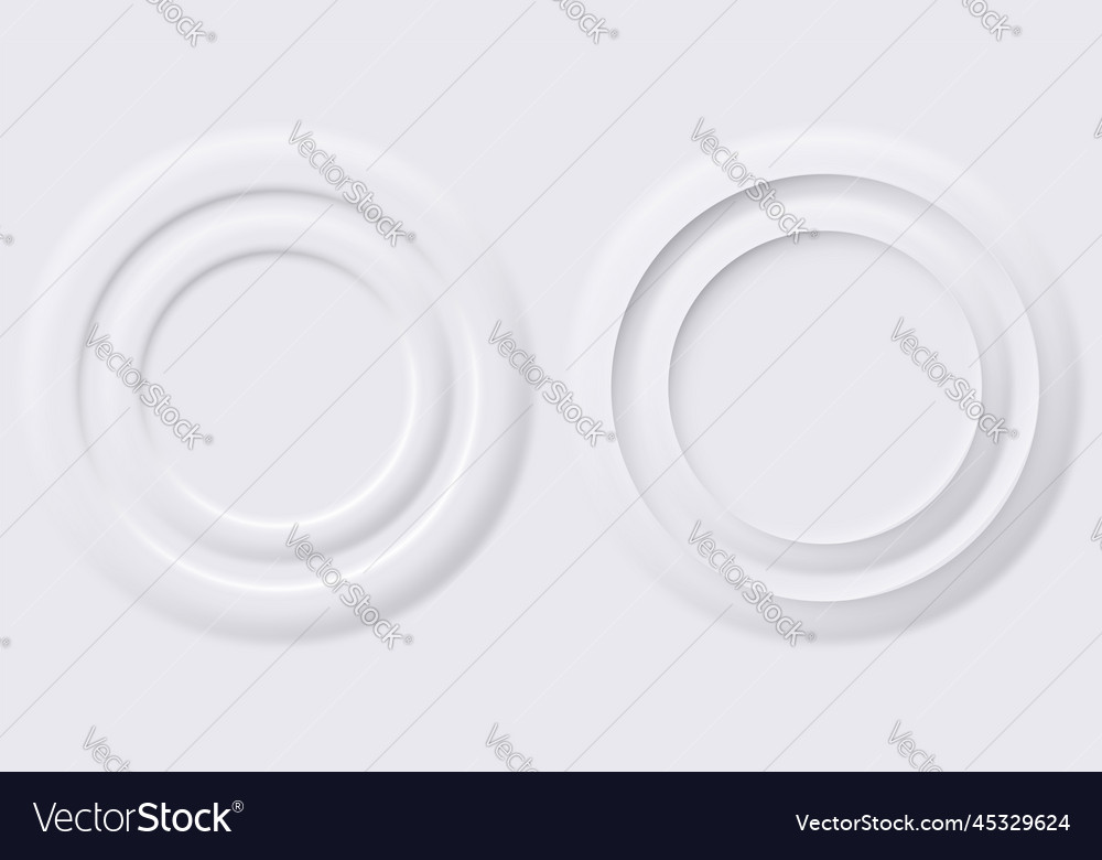 Neumorphic Circle Elements