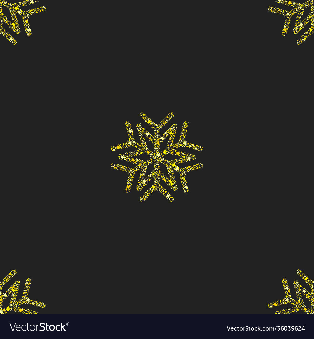 Snowflake seamless background