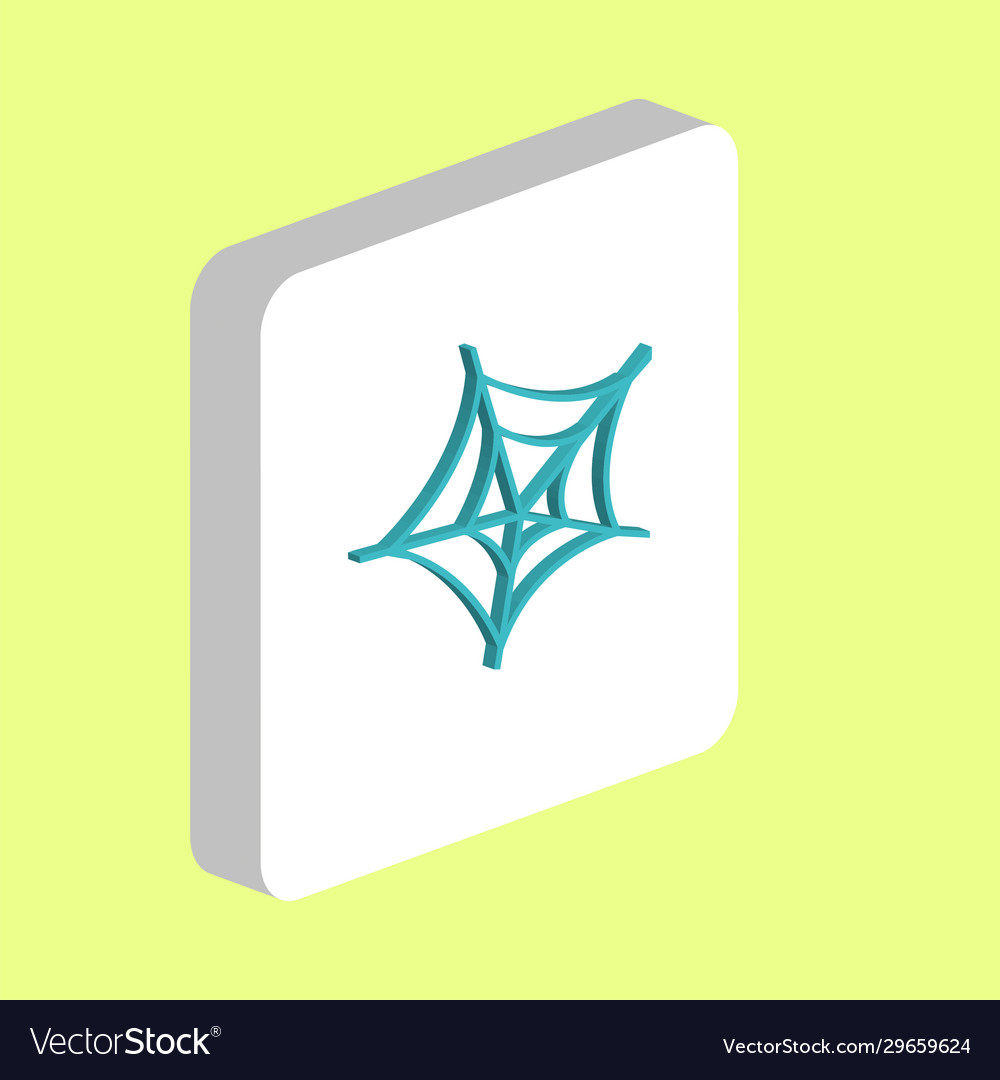 Spiderweb computer symbol vector image Spiderweb computer symbol