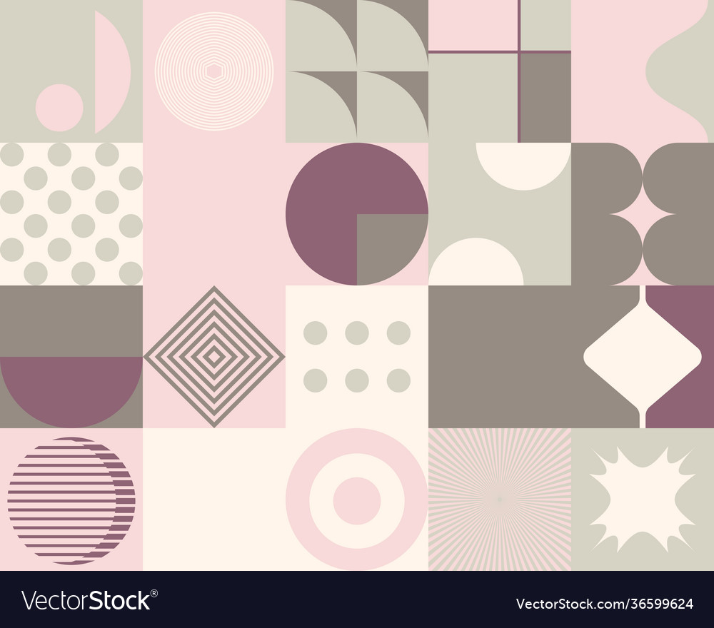 Subtle colored pattern design vector image Subtle colored pattern design