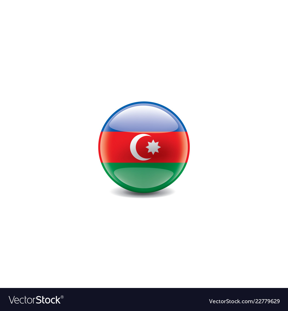 Azerbaijan on a white