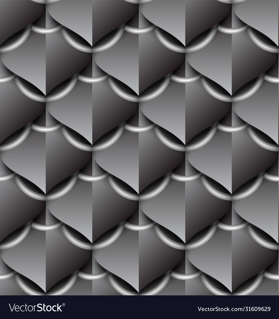 Chain mail seamless pattern collection vector image Chain mail seamless pattern collection
