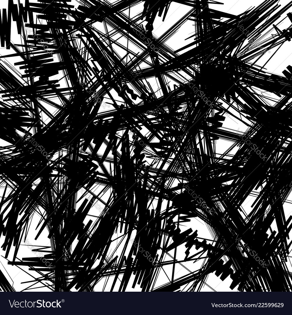 Chaotic texture with zigzag lines rough random