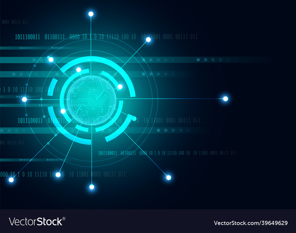 Circuit technology background with hi-tech digital vector image Circuit technology background with hi-tech digital