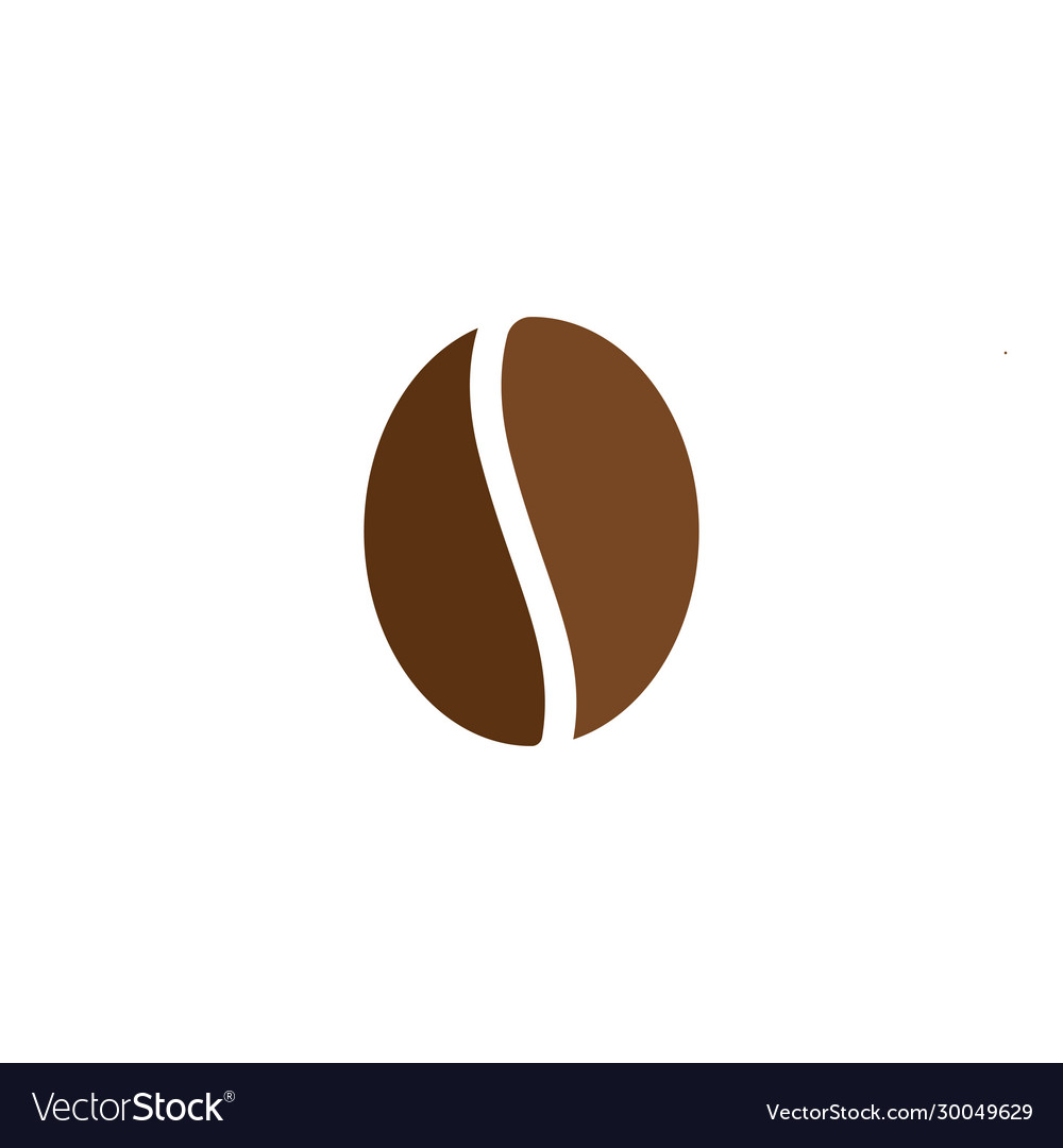 Coffee been logo template Royalty Free Vector Image