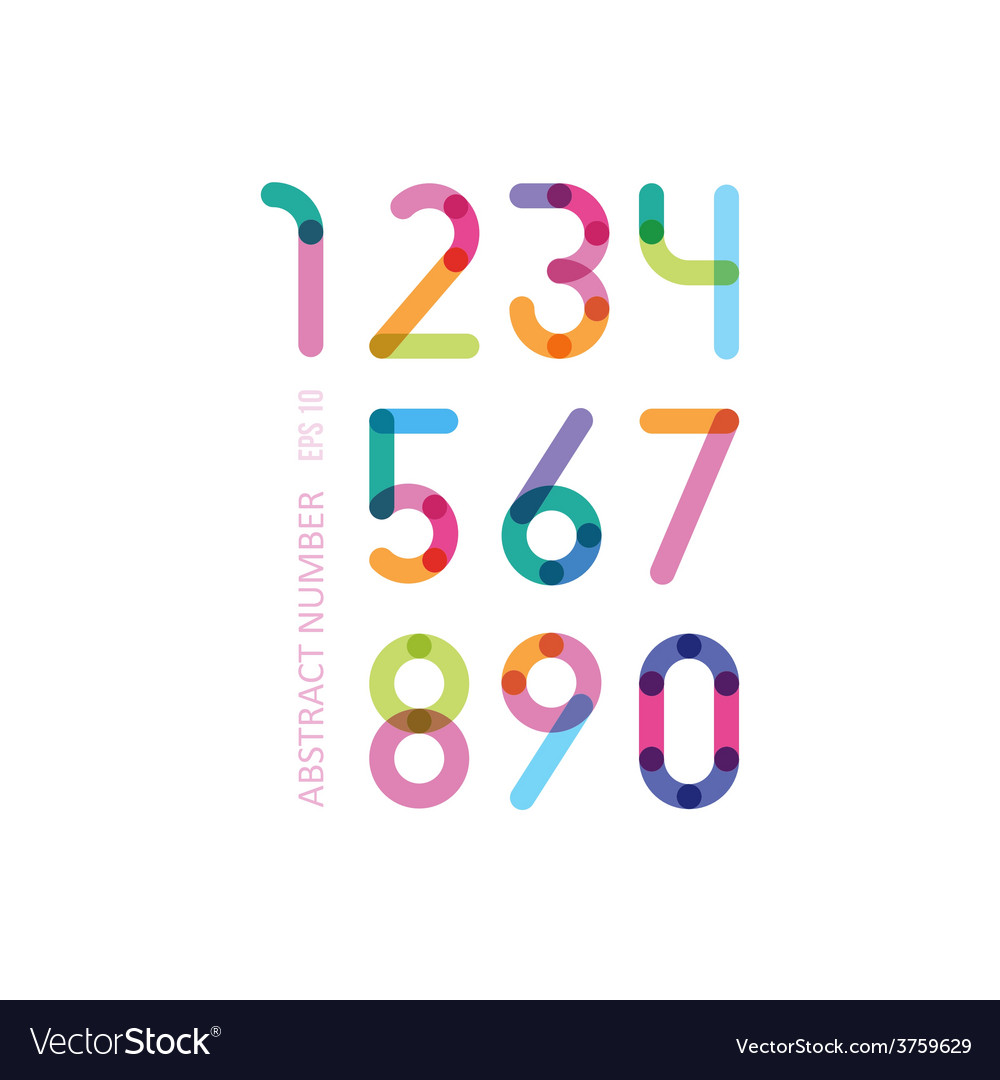 Colorful Number and Shape Set