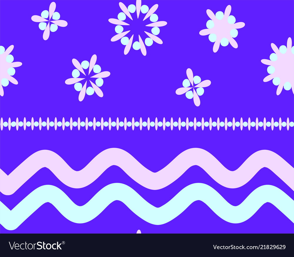 Cute seamless pattern in retro style round shapes