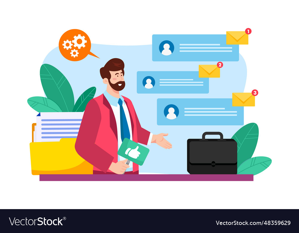 Email service allows users to organize and manage