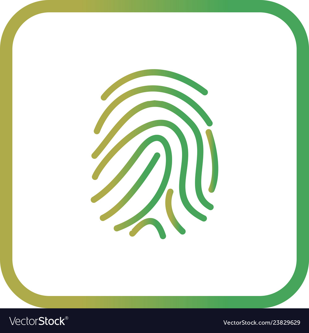 Finger print icon