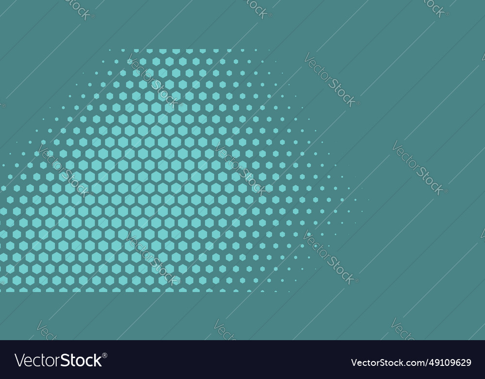 Geometric abstract hexagon two color background