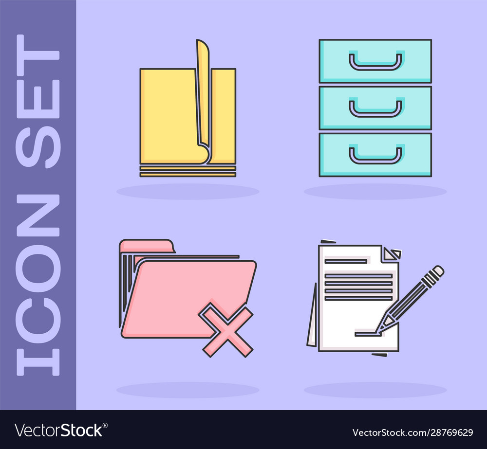 Set blank notebook and pencil with eraser file Vector Image Set blank notebook and pencil with eraser file