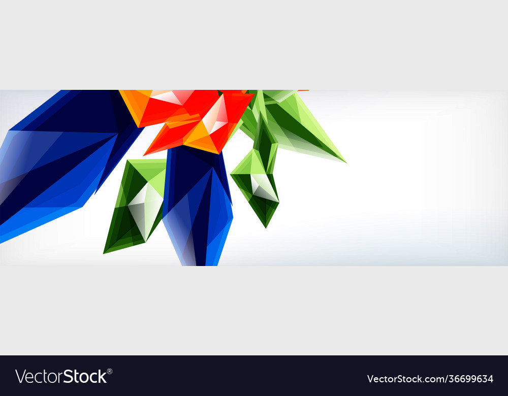 3d triangles and pyramids abstract