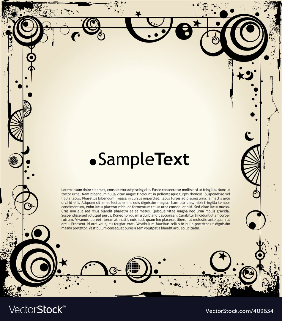 Abstract frame