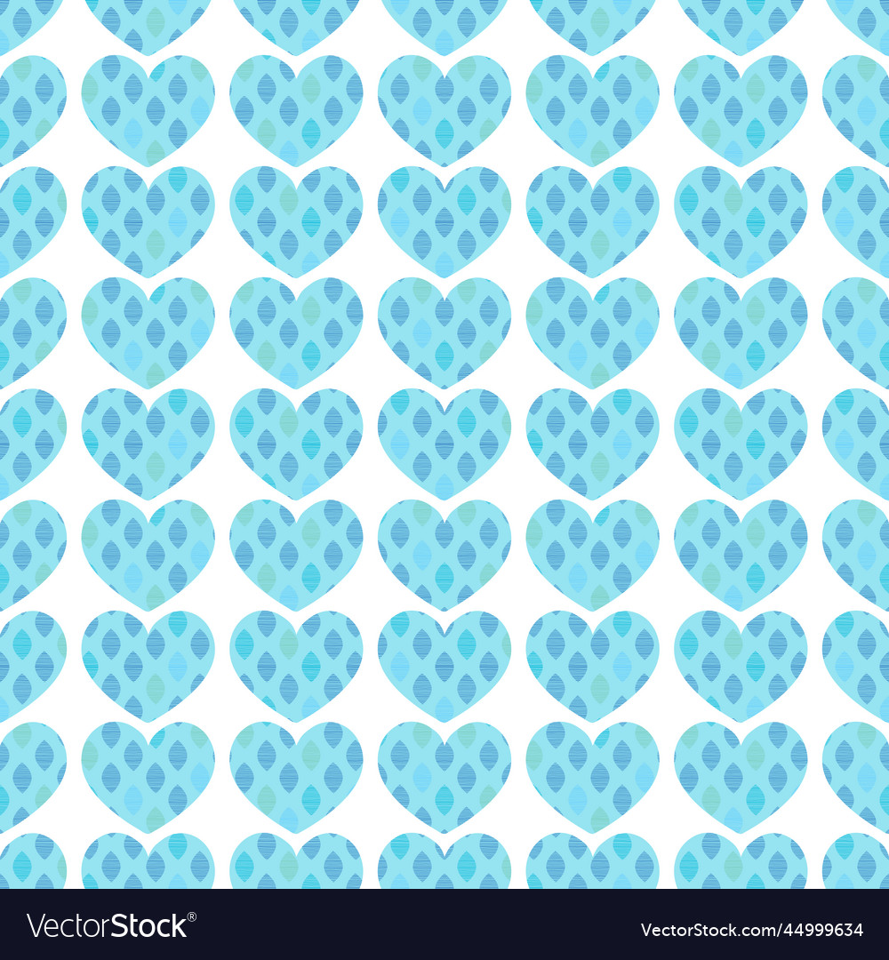 Blue heart shape pattern texture