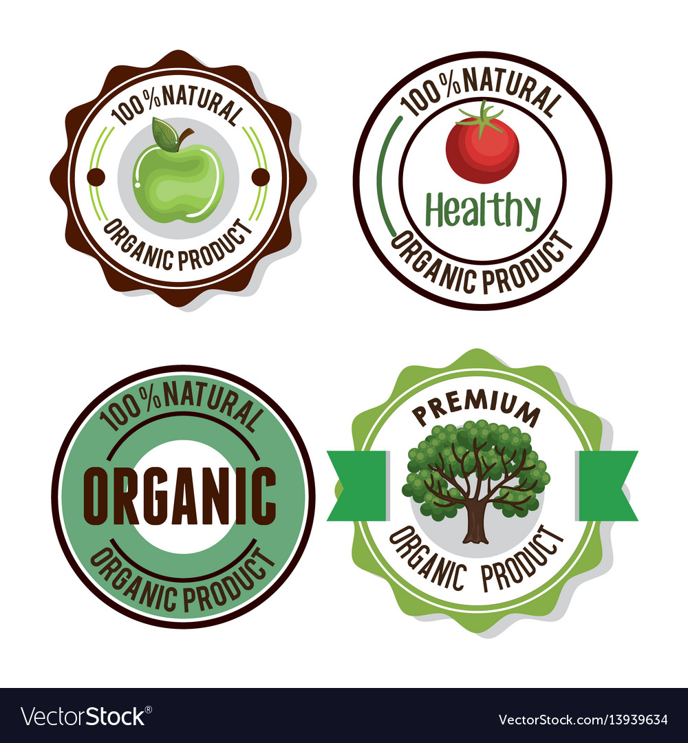 Organic product guaranteed seal