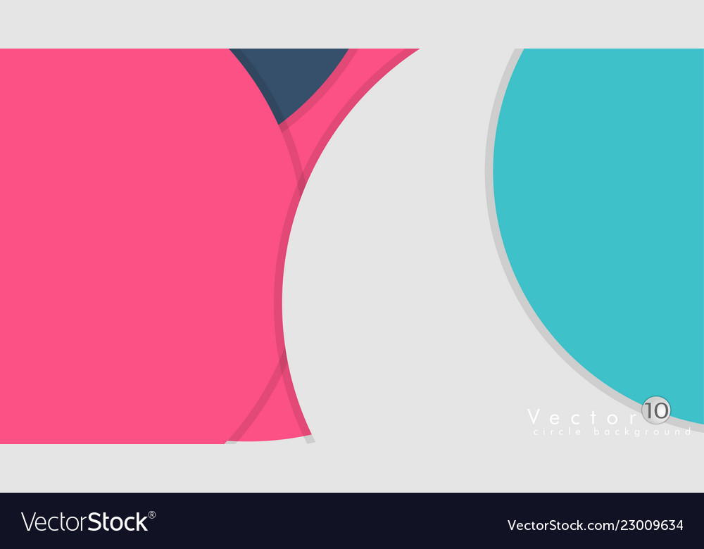 Simple and colorful circles background design Vector Image Simple and colorful circles background design