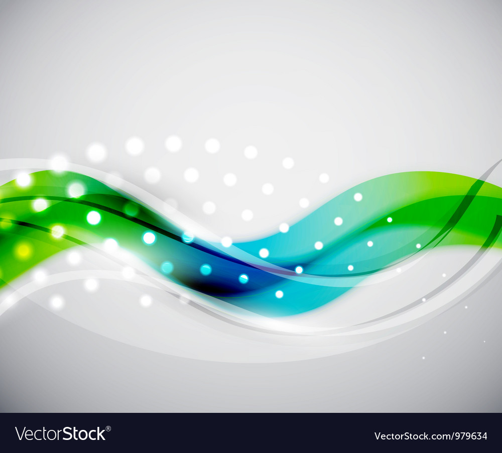 Smooth wave abstract background