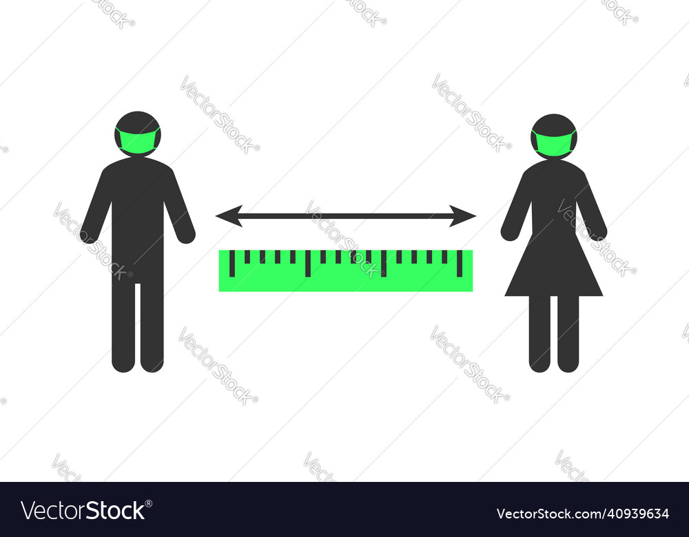 Social distancing sign