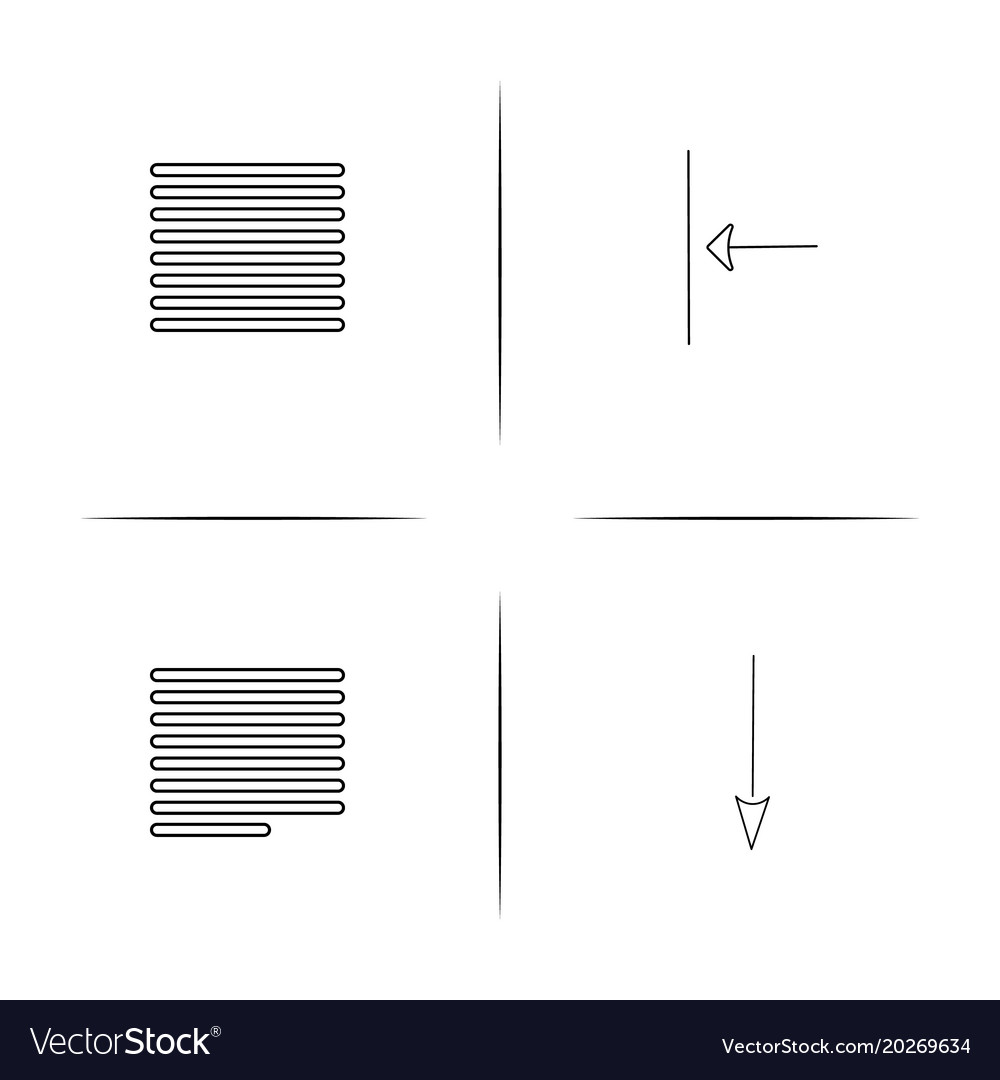 Web linear simple icon setoutline icons