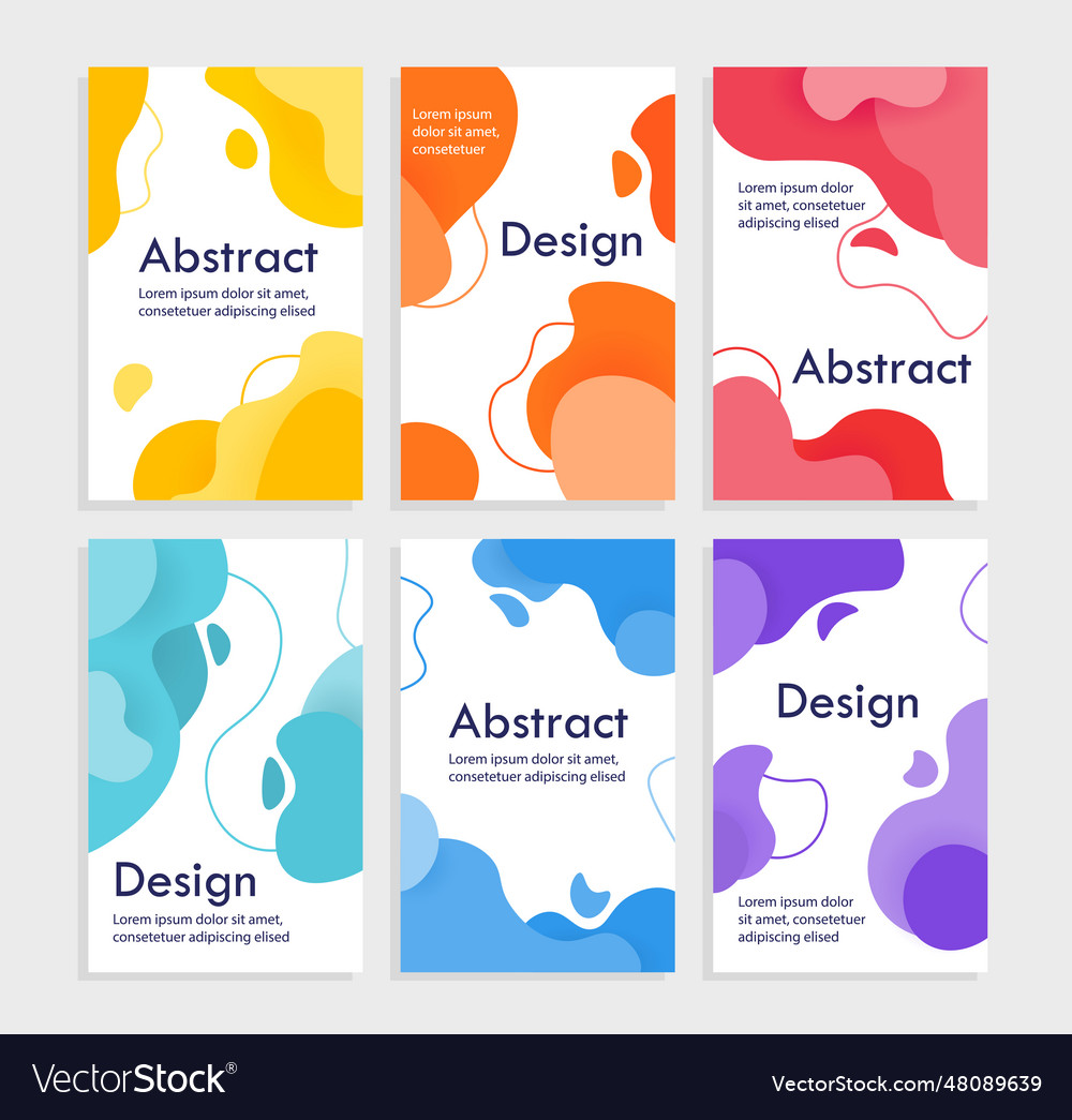 Abstract Fluid Shapes