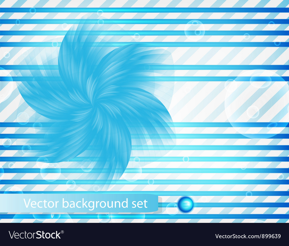 Abstract line and stripe blue curve