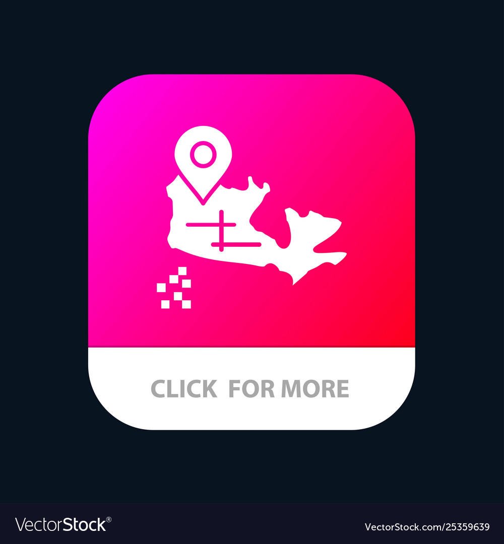 Canada map location mobile app button android