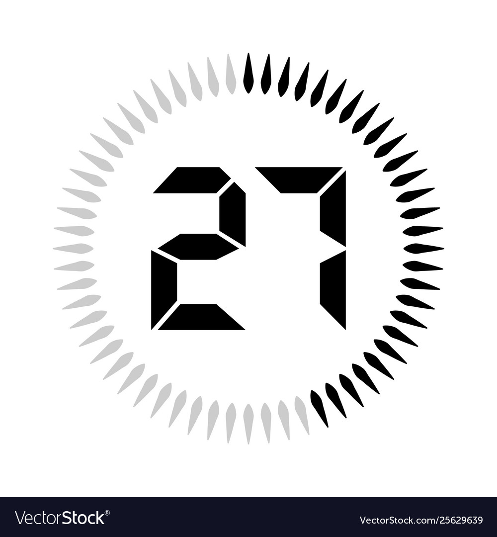 Minutes or seconds timer