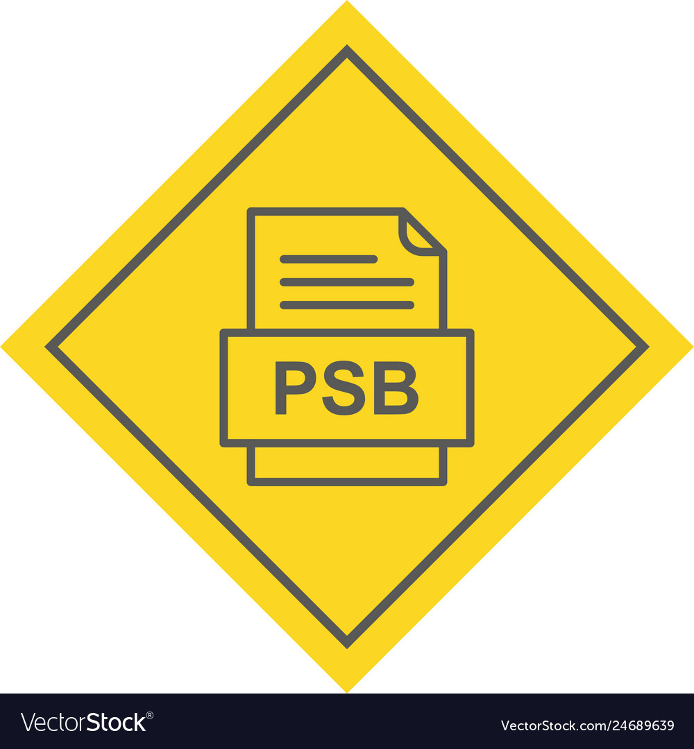 Psb file document icon