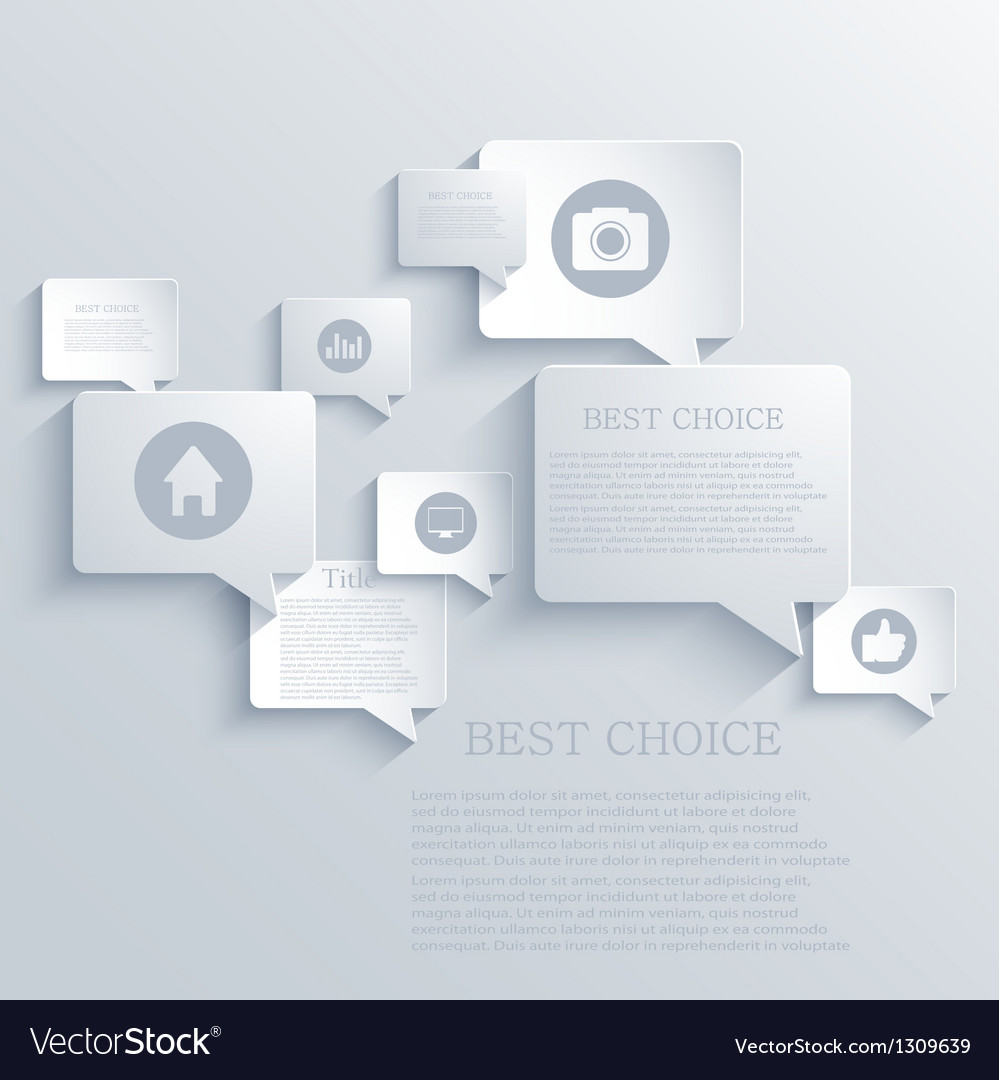 Speech Bubble Background - Communication