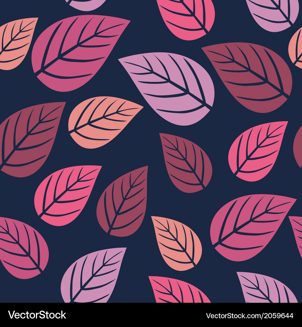 A seamless pattern with leafautumn leaf background
