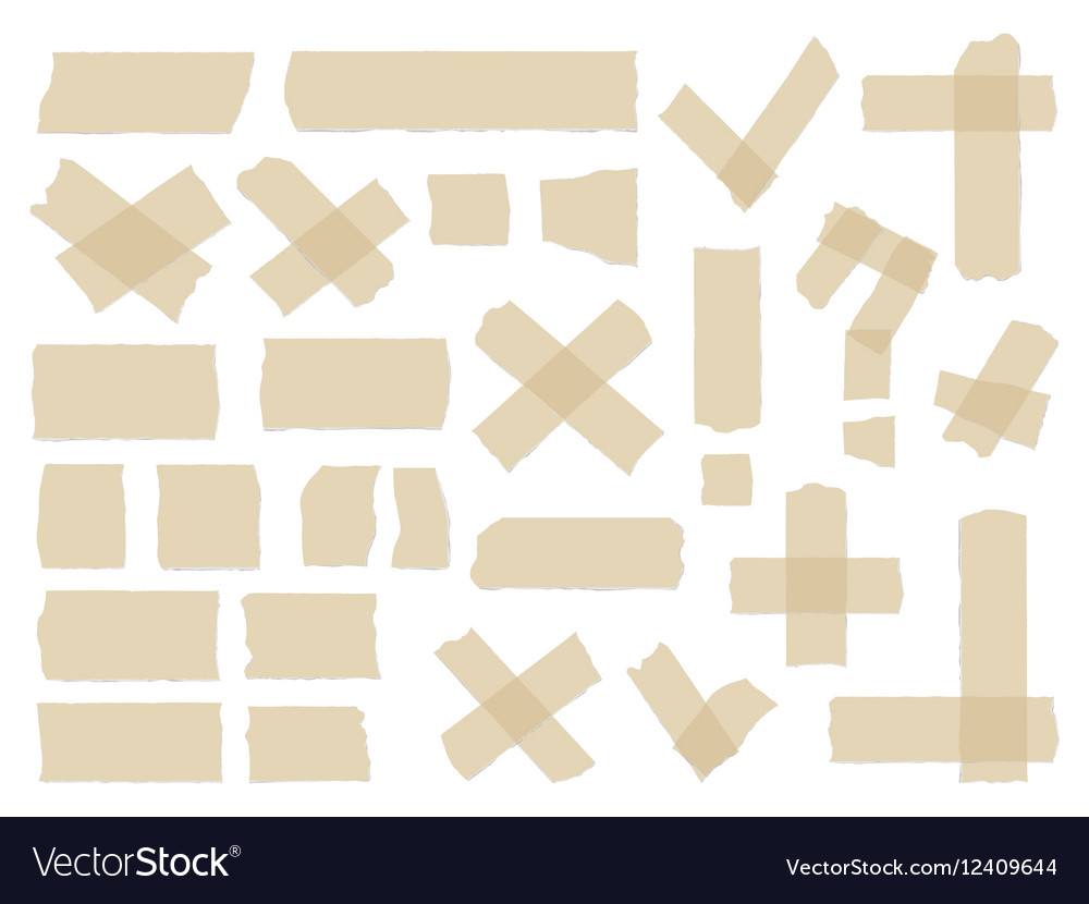 piece of tape vector