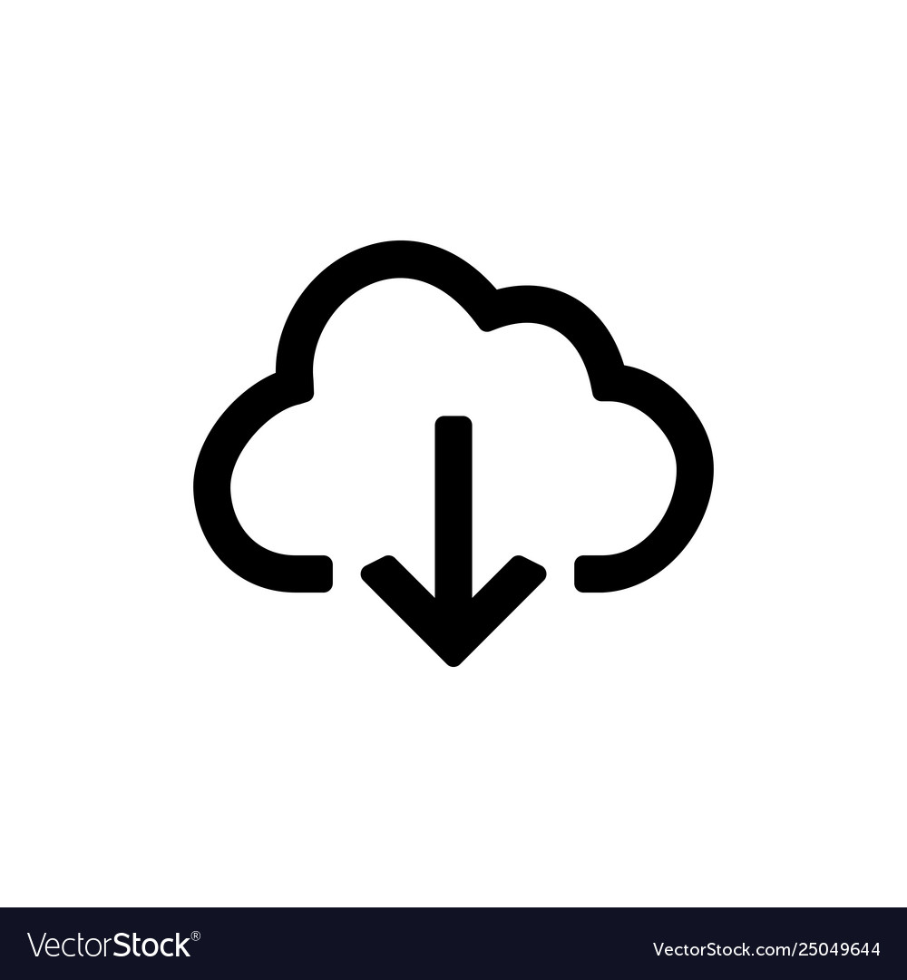 Backup and restore data cloud icon for simple vector image Backup and restore data cloud icon for simple