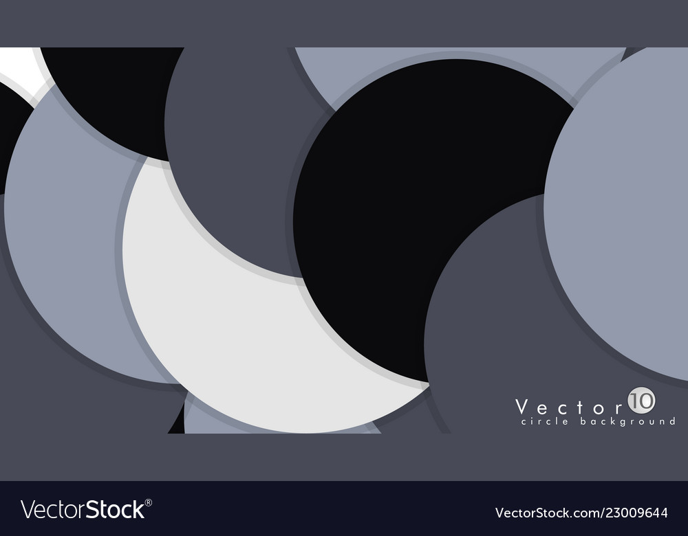 Simple and colorful circles background design Vector Image Simple and colorful circles background design