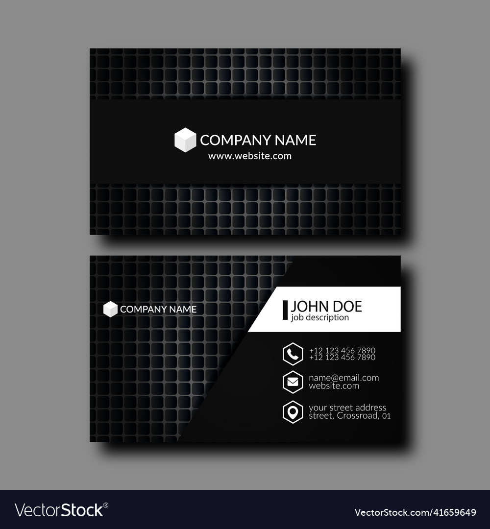 Business card template