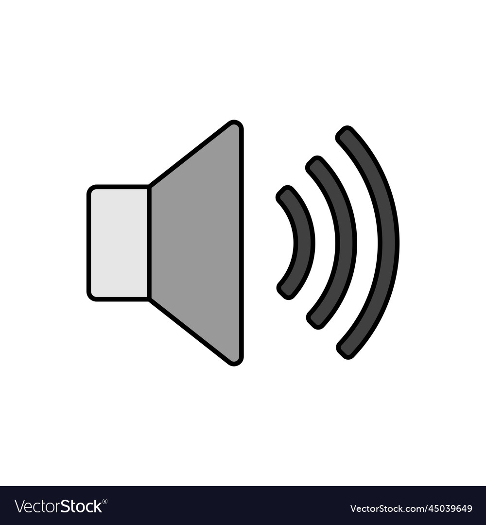 Max volume high color grayscale icon graph