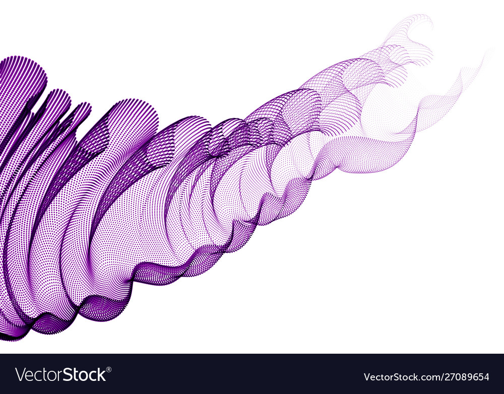 Abstract background with wave flowing Vector Image Abstract background with wave flowing