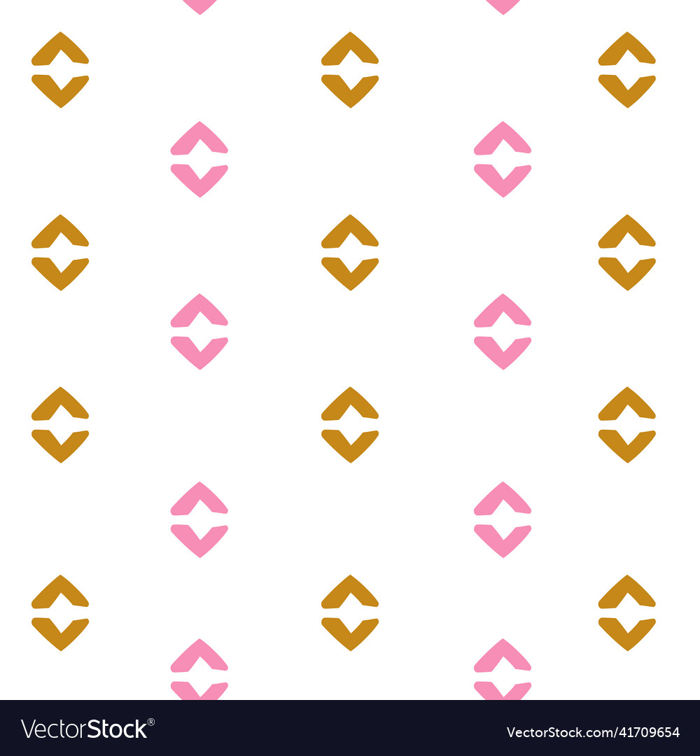 Abstract geometric hand draw pattern with seamless