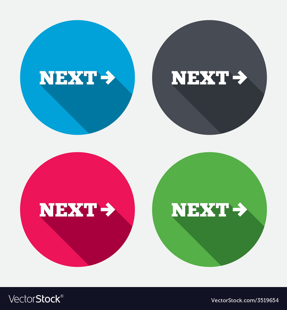 Arrow sign icon next button navigation symbol
