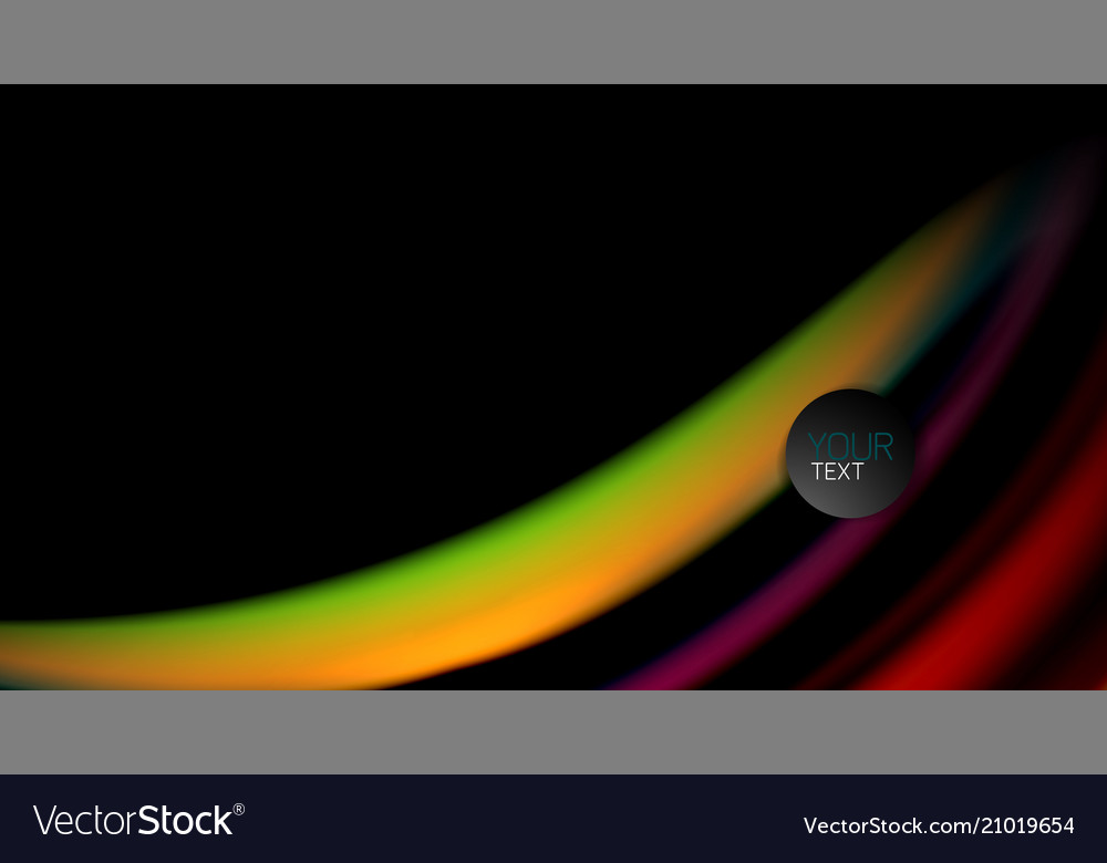 Blur color wave lines abstract background Vector Image Blur color wave lines abstract background