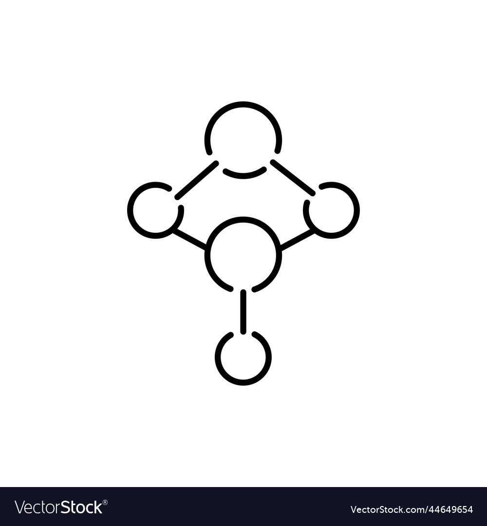 Calcium formule color line icon pictogram for web Vector Image Calcium formule color line icon pictogram for web