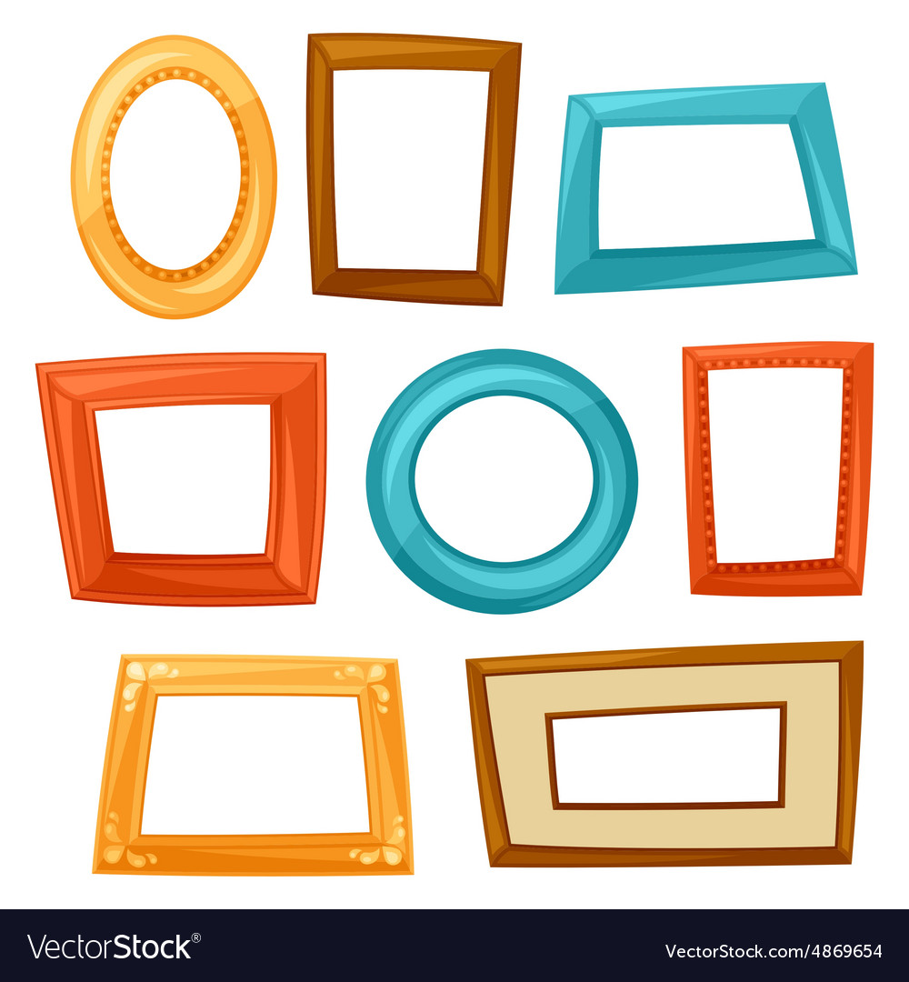 Collection of Colorful Frames