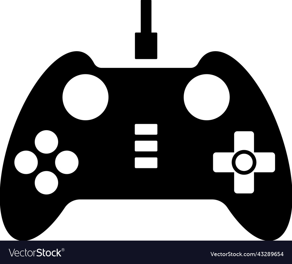 Controller gamepad joypad icon black graphics
