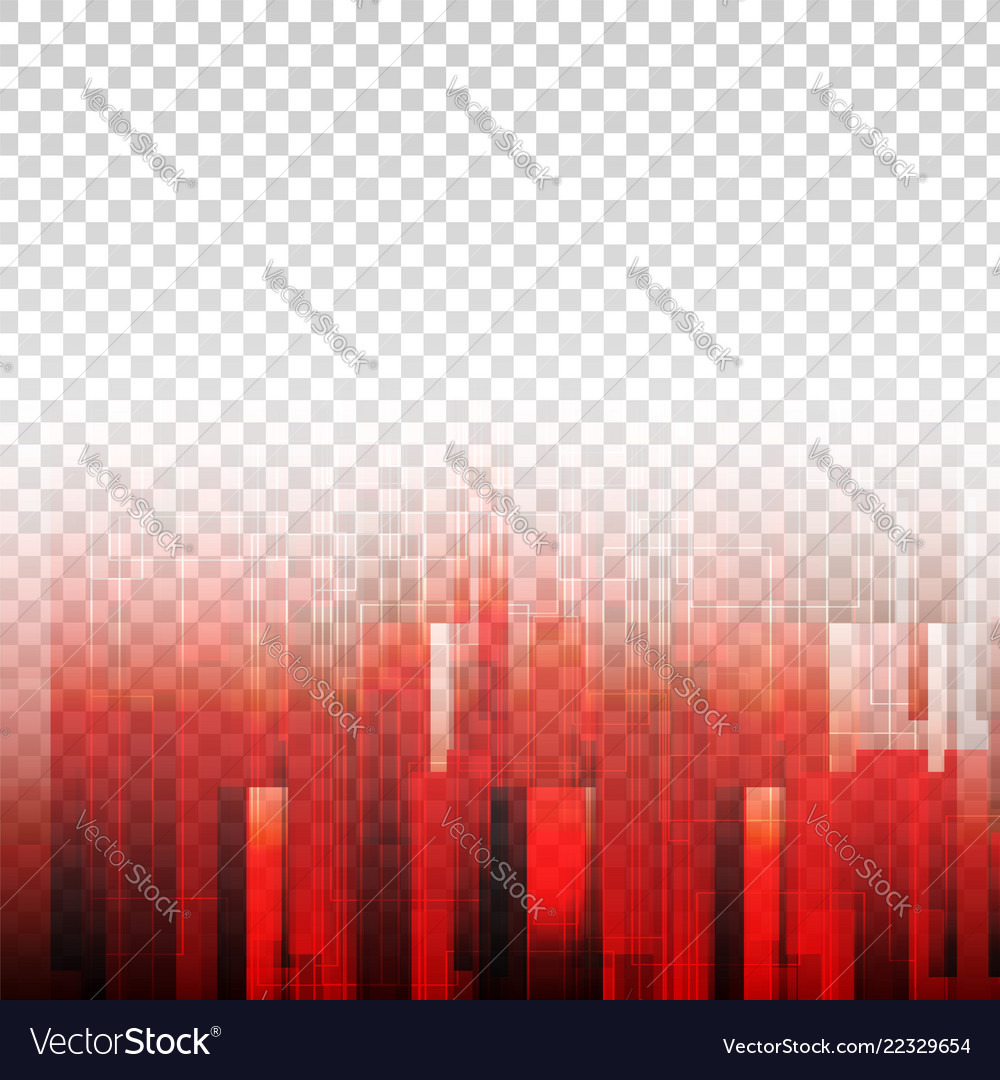 Geometric elements red color abstract Vector Image Geometric elements red color abstract