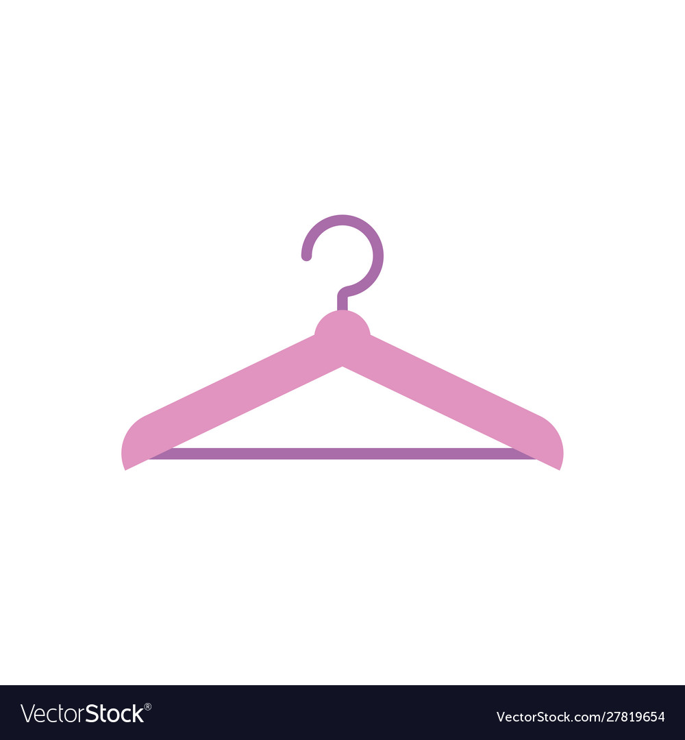 Isolated hanger icon flat design