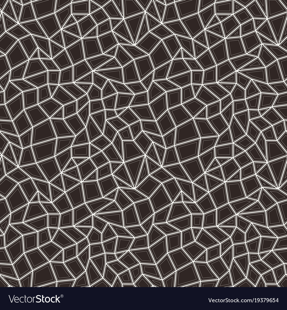 Outline polygon seamless pattern Royalty Free Vector Image