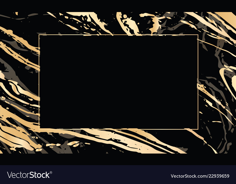 Black and gold design template for party