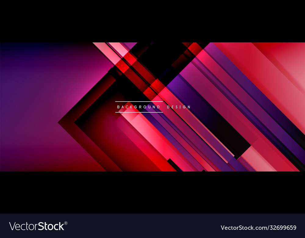 Dynamic lines on fluid color gradient trendy vector image Dynamic lines on fluid color gradient trendy